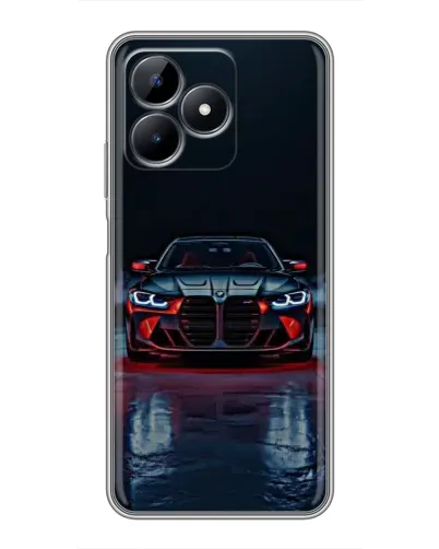 Чохол для Realme Note 50 з картинкою «BMW на мокрій дорозі»