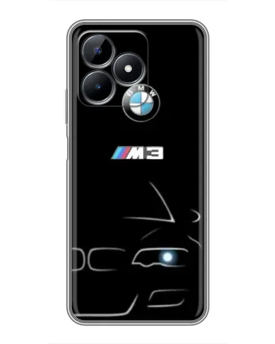 Чохол для Realme Note 50 з картинкою «Мінімалістичний принт BMW M3»