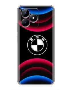 Чохол для Realme Note 50 з картинкою «Логотип BMW та неонові дуги» Чохол для Realme Note 50 з картинкою «Логотип BMW та неонові дуги»