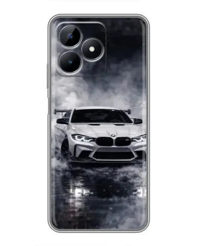 Чохол для Realme Note 50 з картинкою «BMW крізь туман»