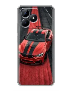Чохол для Realme Note 50 з картинкою «BMW на червоній доріжці» Чохол для Realme Note 50 з картинкою «BMW на червоній доріжці»