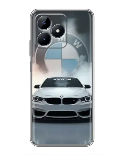 Чехол для Realme Note 50 с картинкой «BMW в белом дыму» Чехол для Realme Note 50 с картинкой «BMW в белом дыму»