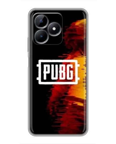 Чохол для Realme Note 50 з картинкою «Яскравий логотип PUBG»