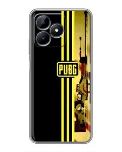 Чохол для Realme Note 50 з картинкою «PUBG — камуфляжний шолом»