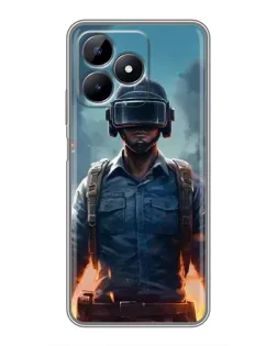 Чохол для Realme Note 50 з картинкою «PUBG — реалістичний герой»