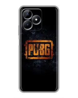Чохол для Realme Note 50 з картинкою «PUBG — золотий логотип»