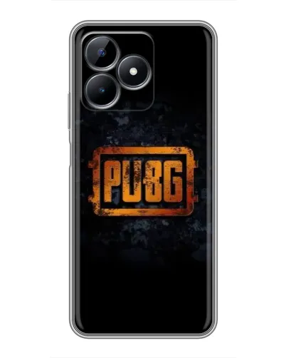 Чохол для Realme Note 50 з картинкою «PUBG — золотий логотип»