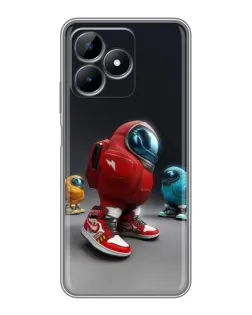 Чохол для Realme Note 50 з картинкою «Among Us — 3D стиль»