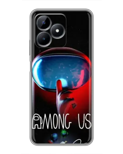 Чохол для Realme Note 50 з картинкою «Червоний імпостер — макро» Чохол для Realme Note 50 з картинкою «Червоний імпостер — макро»