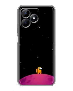 Чохол для Realme Note 50 з картинкою «Самотній герой на планеті»