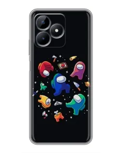 Чохол для Realme Note 50 з картинкою «Among Us космос»