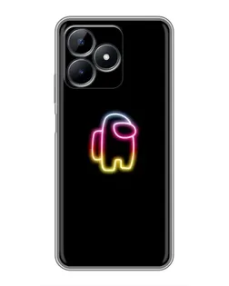 Чохол для Realme Note 50 з картинкою «Among Us градієнт»