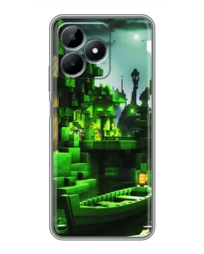 Чехол для Realme Note 50 с картинкой «Minecraft лесной пейзаж» Чехол для Realme Note 50 с картинкой «Minecraft лесной пейзаж»