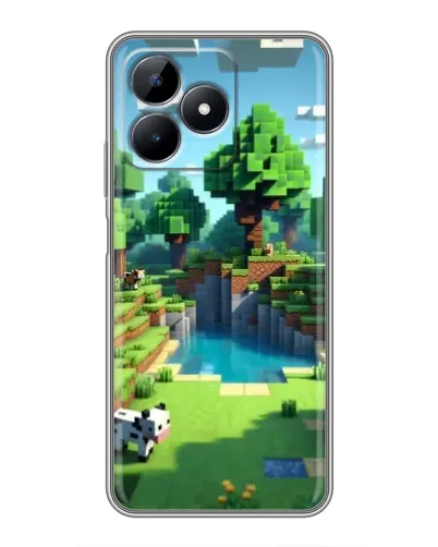 Чехол для Realme Note 50 с картинкой «Minecraft летний день» Чехол для Realme Note 50 с картинкой «Minecraft летний день»