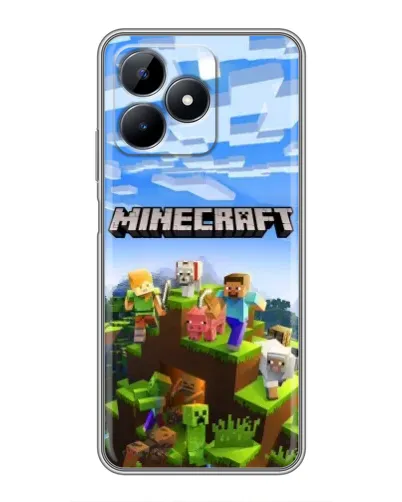 Чехол для Realme Note 50 с картинкой «Minecraft классический мир» Чехол для Realme Note 50 с картинкой «Minecraft классический мир»