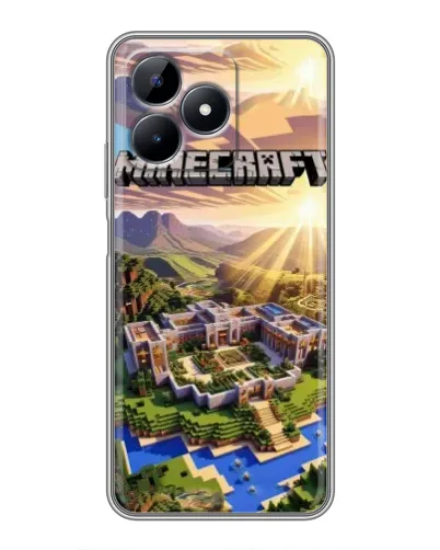 Чехол для Realme Note 50 с картинкой «Minecraft панорама» Чехол для Realme Note 50 с картинкой «Minecraft панорама»