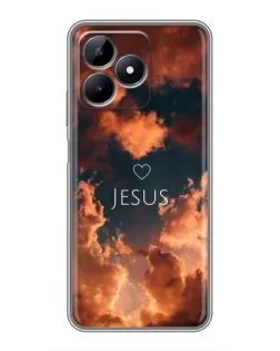 Чохол для Realme Note 50 з картинкою «Сяйво Імені Jesus»