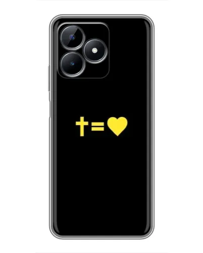 Чохол для Realme Note 50 з картинкою «Серце та Хрест» Чохол для Realme Note 50 з картинкою «Серце та Хрест»