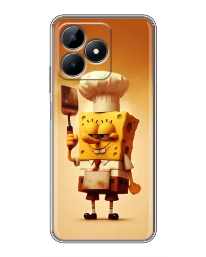 Чехол для Realme Note 50 с картинкой «Губка Боб повар» Чехол для Realme Note 50 с картинкой «Губка Боб повар»