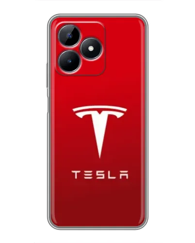 Чохол для Realme Note 50 з картинкою «Tesla Red Classic»