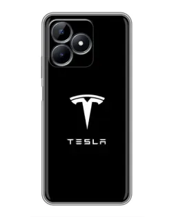 Чохол для Realme Note 50 з картинкою «Tesla White Logo» Чохол для Realme Note 50 з картинкою «Tesla White Logo»