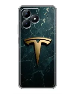 Чохол для Realme Note 50 з картинкою «Мармурова Tesla Gold» Чохол для Realme Note 50 з картинкою «Мармурова Tesla Gold»