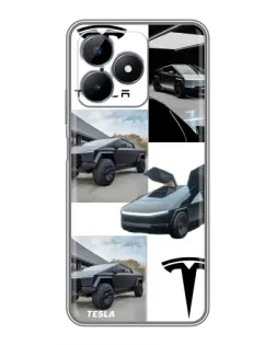 Чохол для Realme Note 50 з картинкою «Колаж Cybertruck Tesla» Чохол для Realme Note 50 з картинкою «Колаж Cybertruck Tesla»