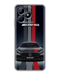 Чехол для Realme Note 50 с картинкой «Mercedes — белый карбон» Чехол для Realme Note 50 с картинкой «Mercedes — белый карбон»