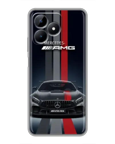 Чохол для Realme Note 50 з картинкою «Mercedes — білий карбон» Чохол для Realme Note 50 з картинкою «Mercedes — білий карбон»