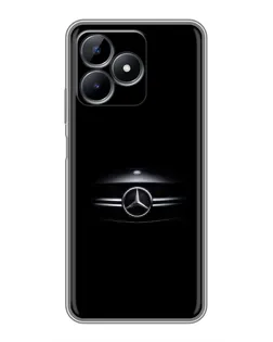 Чехол для Realme Note 50 с картинкой «Mercedes — абстрактные линии» Чехол для Realme Note 50 с картинкой «Mercedes — абстрактные линии»