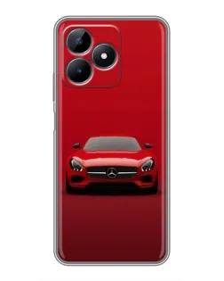 Чохол для Realme Note 50 з картинкою «Червоний Mercedes AMG»