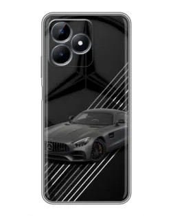 Чохол для Realme Note 50 з картинкою «Mercedes AMG — графіка»