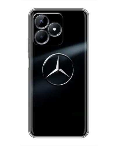 Чехол для Realme Note 50 с картинкой «Mercedes на металле» Чехол для Realme Note 50 с картинкой «Mercedes на металле»