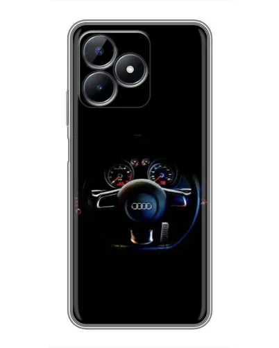 Чехол для Realme Note 50 с картинкой «Салон Audi — руль» Чехол для Realme Note 50 с картинкой «Салон Audi — руль»
