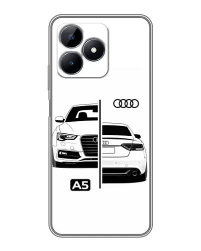 Чехол для Realme Note 50 с картинкой «Audi — контрастный дизайн» Чехол для Realme Note 50 с картинкой «Audi — контрастный дизайн»