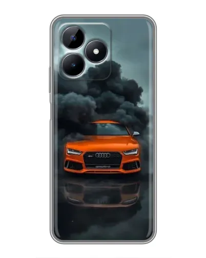 Чехол для Realme Note 50 с картинкой «Audi в облаках дыма» Чехол для Realme Note 50 с картинкой «Audi в облаках дыма»
