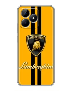 Чехол для Realme Note 50 с картинкой «Lamborghini Stripe желтый» Чехол для Realme Note 50 с картинкой «Lamborghini Stripe желтый»