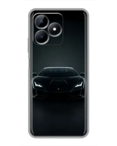 Чехол для Realme Note 50 с картинкой «Черный Lamborghini Aventador» Чехол для Realme Note 50 с картинкой «Черный Lamborghini Aventador»