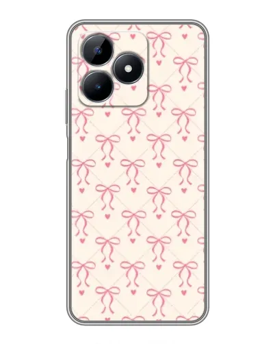 Чехол для Realme Note 50 с картинкой «Розовые бантики Coquette» Чехол для Realme Note 50 с картинкой «Розовые бантики Coquette»