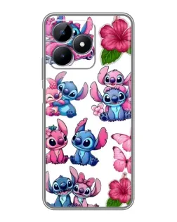 Чохол для Realme Note 50 з картинкою «Стікери Stitch та Angel» Чохол для Realme Note 50 з картинкою «Стікери Stitch та Angel»