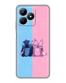 Чохол для Realme Note 50 з картинкою «Stitch та Angel Love» Чохол для Realme Note 50 з картинкою «Stitch та Angel Love»