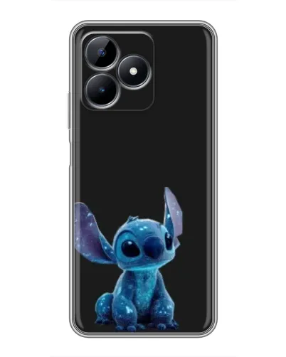 Чохол для Realme Note 50 з картинкою «Стіч на чорному»
