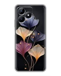 Чохол для Realme Note 50 з картинкою «Лілові квіти грації» Чохол для Realme Note 50 з картинкою «Лілові квіти грації»