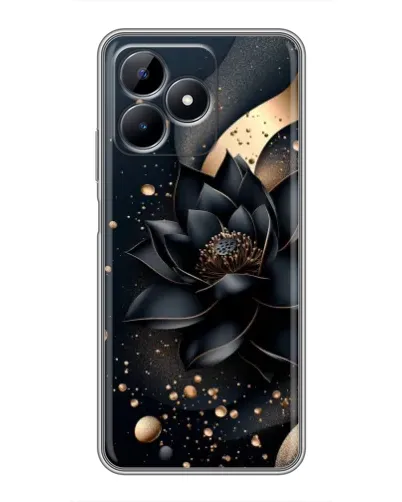 Чехол для Realme Note 50 с картинкой «Черный лотос»