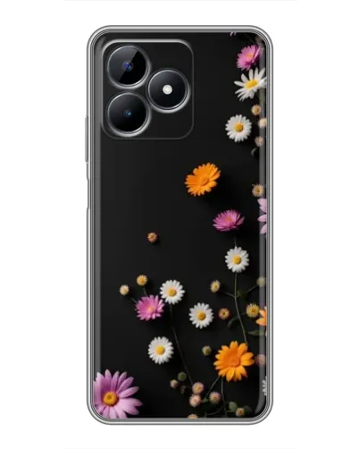 Чехол для Realme Note 50 с картинкой «Цветочная композиция»