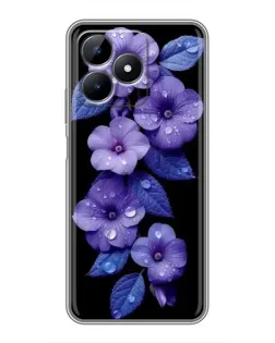 Чехол для Realme Note 50 с картинкой «Фиолетовые цветы с росою» Чехол для Realme Note 50 с картинкой «Фиолетовые цветы с росою»
