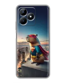 Чохол для Realme Note 50 з картинкою «Капі-мен супергерой» Чохол для Realme Note 50 з картинкою «Капі-мен супергерой»