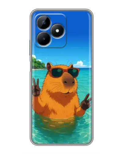 Чохол для Realme Note 50 з картинкою «Морська капібара» Чохол для Realme Note 50 з картинкою «Морська капібара»