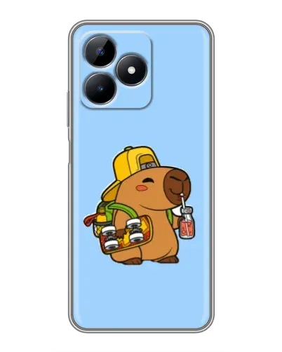 Чохол для Realme Note 50 з картинкою «Капібара на скейті» Чохол для Realme Note 50 з картинкою «Капібара на скейті»