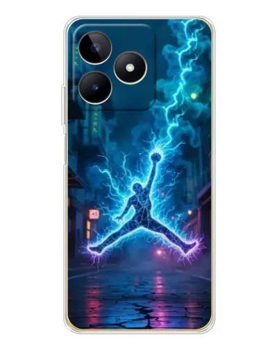 Чехол для Realme Note 60 с картинкой «Jordan Gold Jumpman» Чехол для Realme Note 60 с картинкой «Jordan Gold Jumpman»